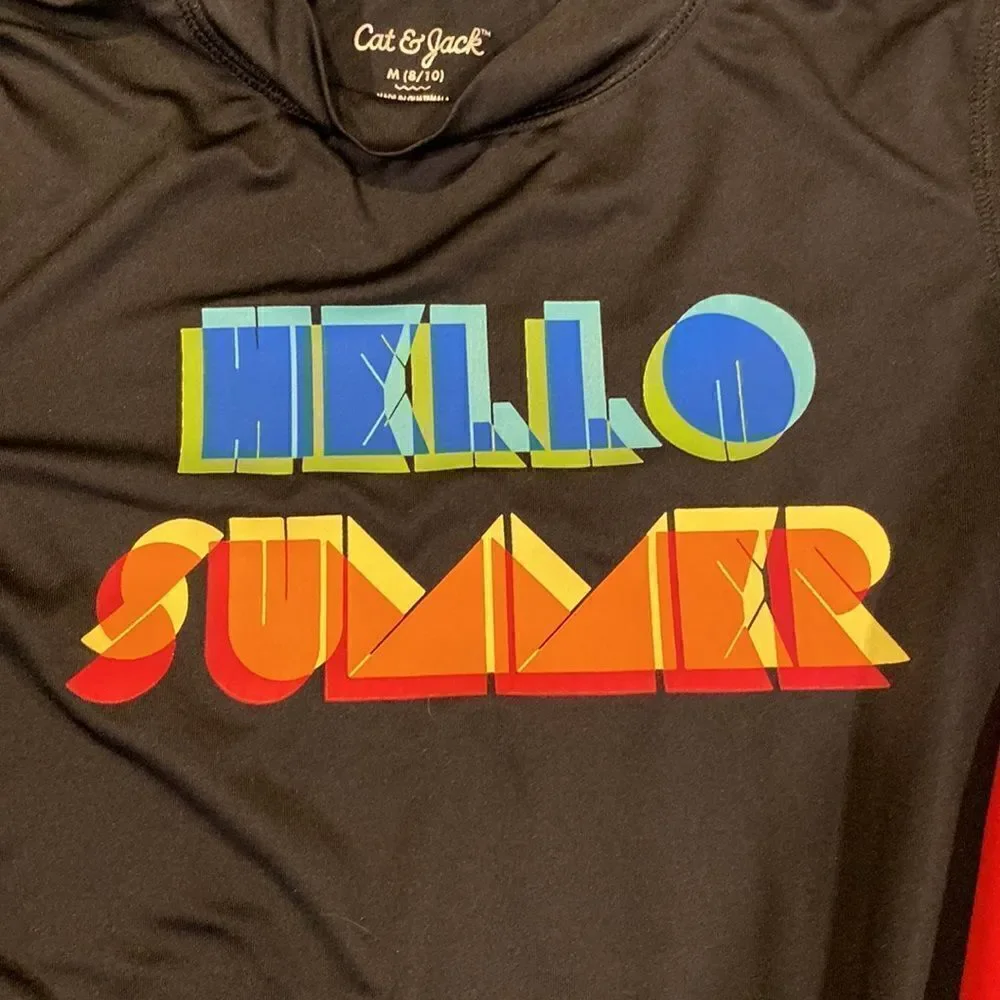3 boys swim shirts/rash guards size 8/10